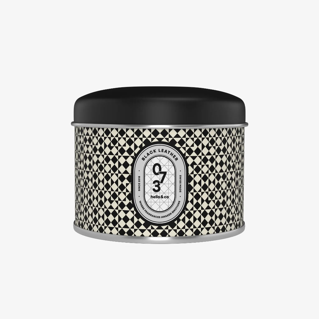Black Leather - Scented Candle